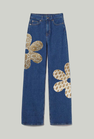 Brocade Jeans (Upcycled)